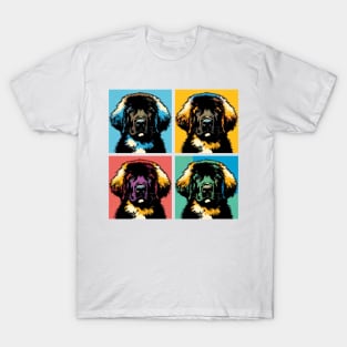 Pop Retro Leonberger Art - Cute Puppy T-Shirt